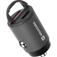 Swissten NANO Smartphone Black Cigar lighter Fast charging Auto