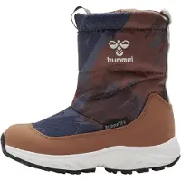 Hummel Bottes de neige bleu marine / marron / rouille / blanc