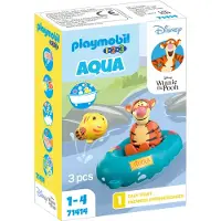 Playmobil Disney & Winnie l'ourson 71414 1.2.3 & Disney : Le voyage en canot pneumatique de Tigger