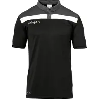 Uhlsport Offense 23 Polo Enfants - Noir / Anthracite / Blanc