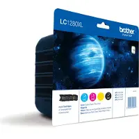 Brother LC-1280XLVALBP - 4 couleurs - Cartouche d'encre - Grande capacité - Multipack