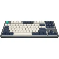 Dark Project KD87B LTD Aluminum (Black/Cloud Grey) - Clavier mécanique gaming Gat. Cap Teal RGB (ENG)