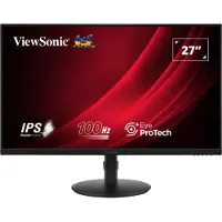 Viewsonic Moniteur LED IPS VA2708-HDJ 27", Full HD (1920x1080), 100Hz, 5ms, HDMI, Display Port, VGA, Pivot, noir