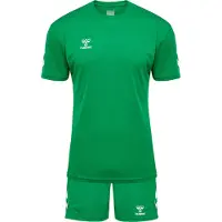 Hummel Survêtement citron vert / blanc