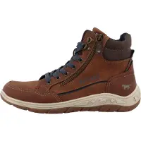 Mustang Bottines à lacets 'Benedetto' marron / brun foncé