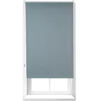 Relaxdays Store occultant , protection contre la chaleur, store thermique Klemmfix, store à enroulement latéral opaque 60 x 165 cm, largeur du tissu 56 cm, gris