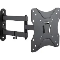 Logilink Support TV mural 23-42" inclinable pivotant jusqu'à 25 kg noir