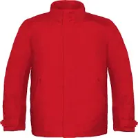 B&C Veste thermique Real+ Premium pour homme, déperlante et coupe-vent BC2002 (M) (rouge foncé)