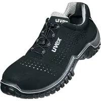 Uvex chaussures basses motion style S1 noir, argent largeur 11 Gr. 42