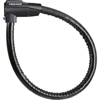 Trelock antivol à câble blindé PK 560 longueur 100cm, Ø26mm, noir, avec support ZK 515