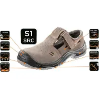 Neo Tools Sandales de travail en daim, S1 SRC, taille 41