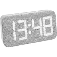 TFA-Dostmann TFA 60.2042.02 Réveil numérique avec housse textile et chiffres lumineux Réveils de voyage