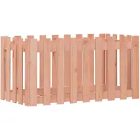 vidaXL Lit surélevé design clôture à lattes 100x50x50 cm bois massif douglas