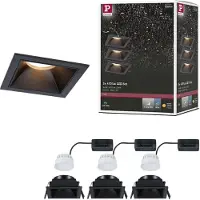 Paulmann LED à encastrer Cole, set de 3 lampes
