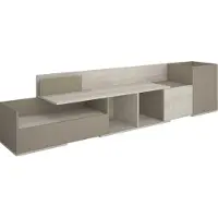 Trasman Armoire TV Boost 180cm - gris
