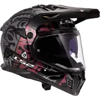 LS2 LS2MX702PioneerIIRangiNoir06CasqueAdventure Taille M