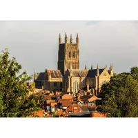 Grafika Puzzle Cathédrale de Worcester - Blick vom Royal Fortress Park 1500 Teile
