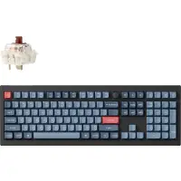 Keychron V6 Max QMK/VIA Clavier mécanique sans fil, QWERTY Layout US - Gateron Jupiter Brown V6M-D3