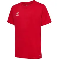 Hummel Teamsport T-Shirt fonctionnel 'Essential' rouge sang / blanc