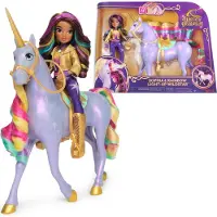Spin Master Unicorn Academy - Ponee Unicorn Wildstar Rainbow avec lumière