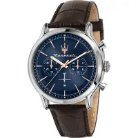 Maserati Montre à affichage analogique marron