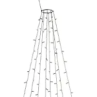 Konstsmide Kit d’éclairage 4m - 8x 50 led - 2200K pour sapin de Noël