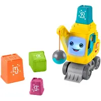 Fisher Price Fisher-Price Grue à compter et à empiler, 3x piles AA incluses GMBH