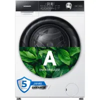 Heinner Lave-linge HWM-H1014IVKA 10 kg, 1400 tr/min, fonction vapeur et prélavage, , blanc