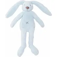 Happy horse Doudou lapin Richie Flatstyle bleu 27 cm - Cadeau bébé