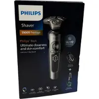 Philips Rasoir S9000 Prestige Rasoir pour hommes sur peau humide ou sèche avec technologie SkinIQ