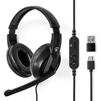 Nedis Chstu310bk Headset Argenté
