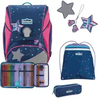 Scout sac d'école Alpha Set 4 pièces Pretty Star bleu marine
