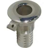Goldenship Passage de tuyau en acier inoxydable Argent 3/4'' Argent 3/4