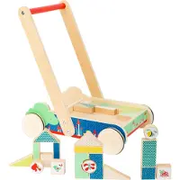 Small Foot 11435 Chariot d'apprentissage des blocs de construction Move it !