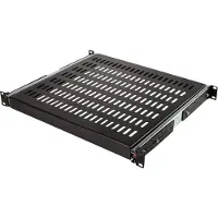 Logilink Tablette 19" extensible pour armoires de 600 mm de profondeur noir 430 x 400 mm