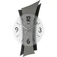 AMS Horloge murale à quartz , mouvement à quartz, 23x43x6cm, 9400