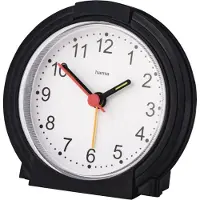 Hama Wekker Classic Geluidsarm Zwart/wit