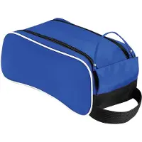 Quadra Sac à chaussures Teamwear - 9 litres BC775 (taille unique) (Bleu Royal/Noir/Blanc)