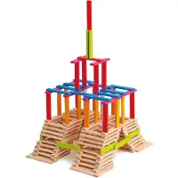 Woody 200 planches en bois dans un tonneau 95004