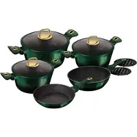 Berlinger Haus pots 10 pieces Metallic Emerald BH6065