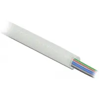 DeLOCK Schutzschlauch Glasfasergeflecht 2mx4mm weiß