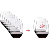 Riedel - Verre à vin "O" pour Cabernet/Merlot, modèle tumbler, capacité 63 cl, coffret avantageux - Achetez 8, payez 6