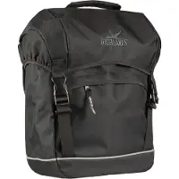 Greenlands Bicycle Bags Sacoche vélo Greenlands Travel - Sacoche vélo - Légère - Passepoil réfléchissant - 25 litres - Noir