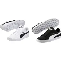 Puma Baskets Smash Vulc unisexes pour adultes, style rétro, taille : UK 9,5 - EUR 44 - 28,5 cm, couleur : blanc (White-Black)