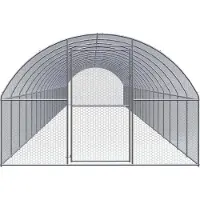 vidaXL Poulailler d'extérieur 3x20x2 m Acier galvanisé