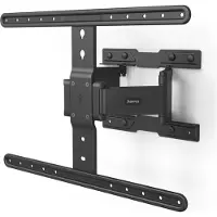Hama Support mural TV ultrafin pivotable, inclin., télesc., 229cm (90"), nr