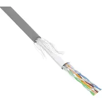 InLine 72149 Câble patch Cat.5e, gris, SF/UTP, AWG26 CCA, PVC, 500m