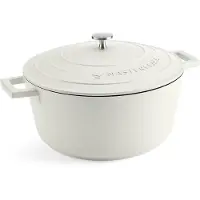 Master Class MasterClass Casserole 28 cm 5 l Induction revêtement antiadhésif Couleur crème