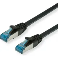 Value Patchkabel Kat.6A Class EA S/FTP PiMF LSOH schwarz 5m
