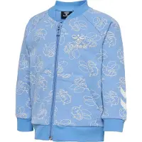 Hummel Veste de survêtement bleu clair / blanc cassé